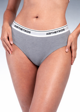 Bamboo Bikini Panty for Women | Soft, Breathable & Odor-Resistant Underwear – Aisthetikos (Grey)