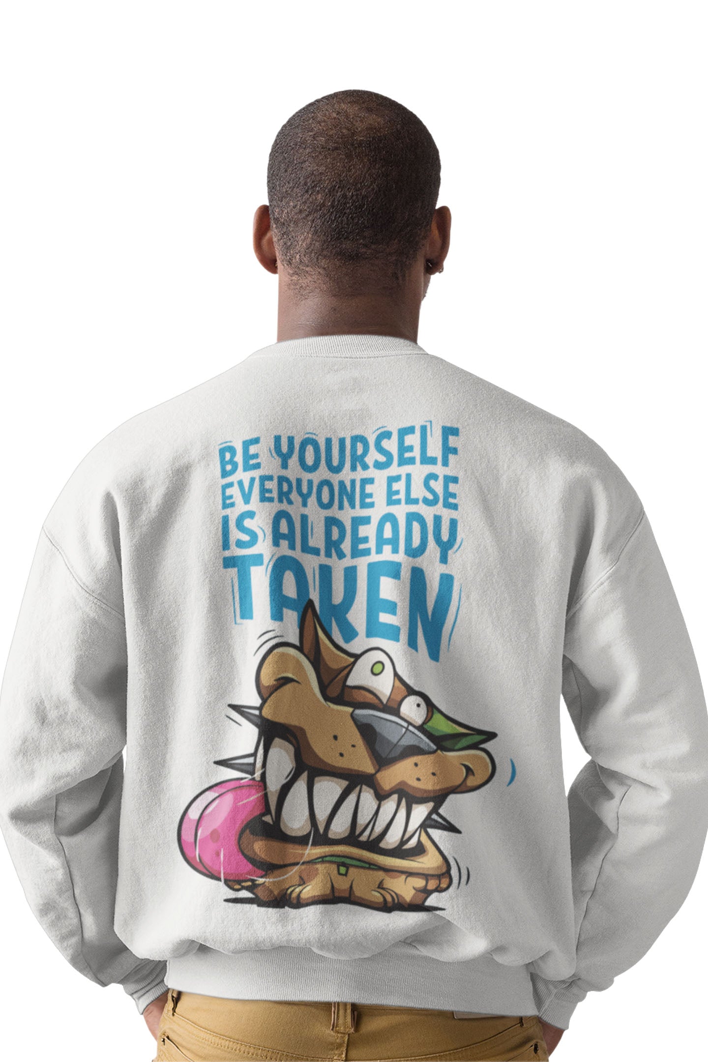 Be youself Relaxed Fit Sweatshirt For Men