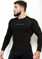 Black Compression T-shirt Full Sleeves