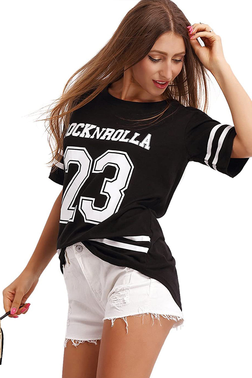 Rock N Roll Football Oversized T-shirt