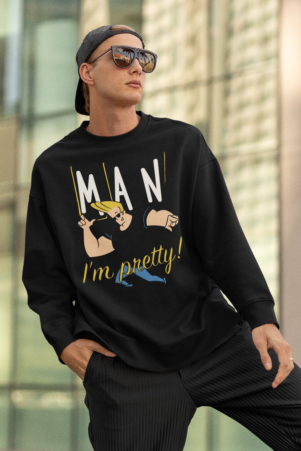 Man I'm Pretty Relaxed Fit Sweatshirt For Men