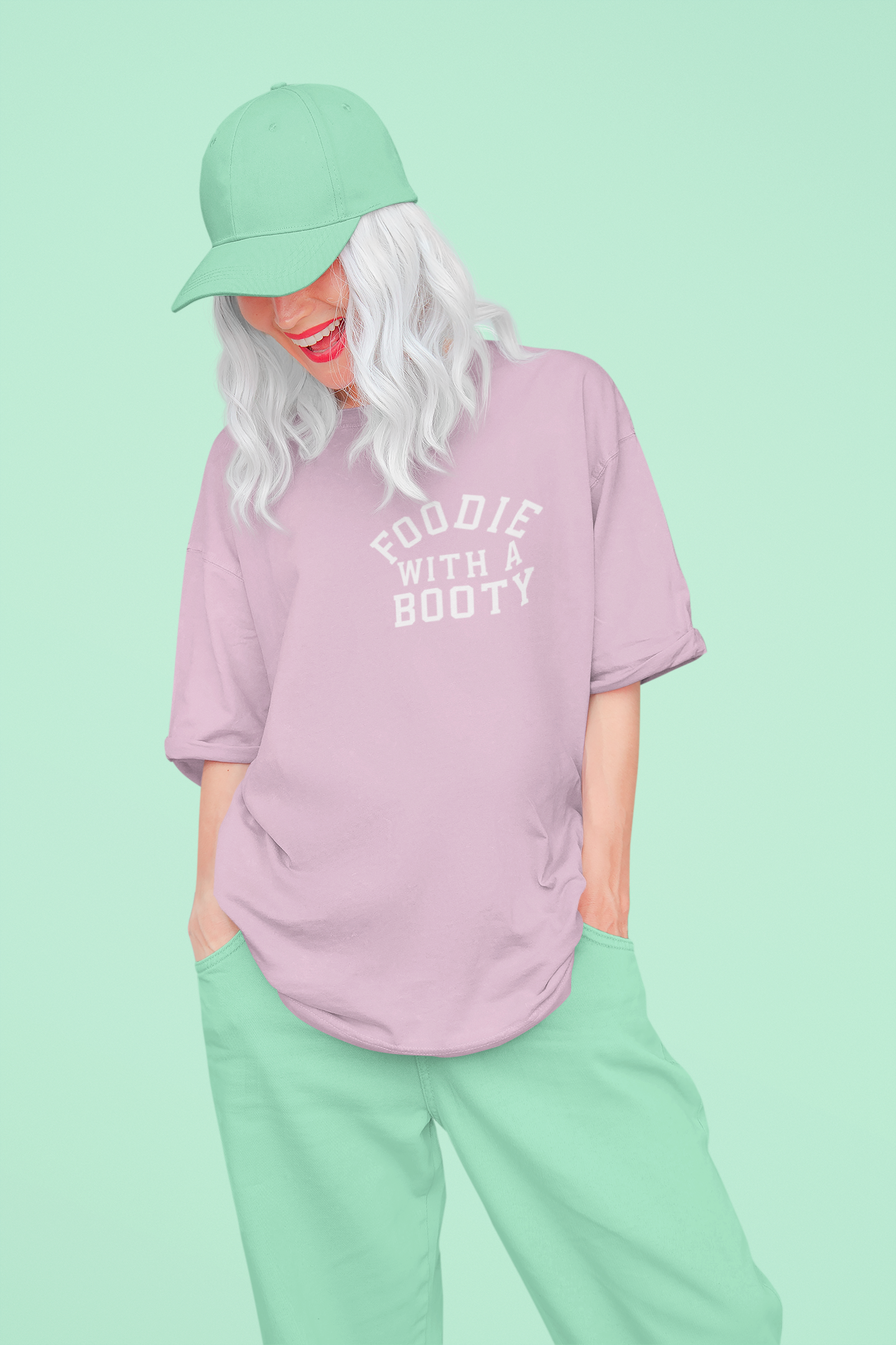 FOODIES WITH A BOOTY Oversized T-shirt