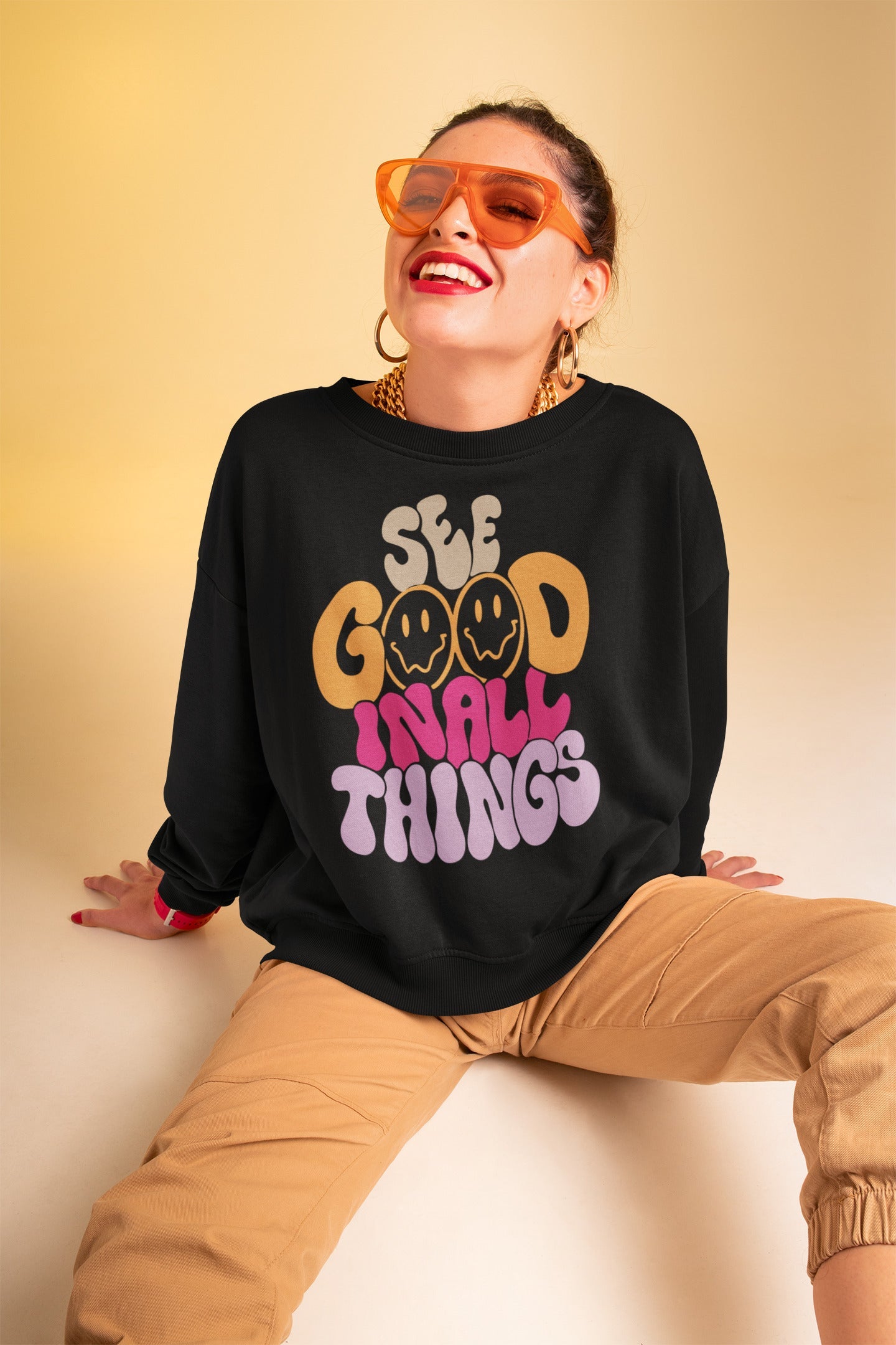 See Good in All Things relaxed Fit Sweatshirt For Women