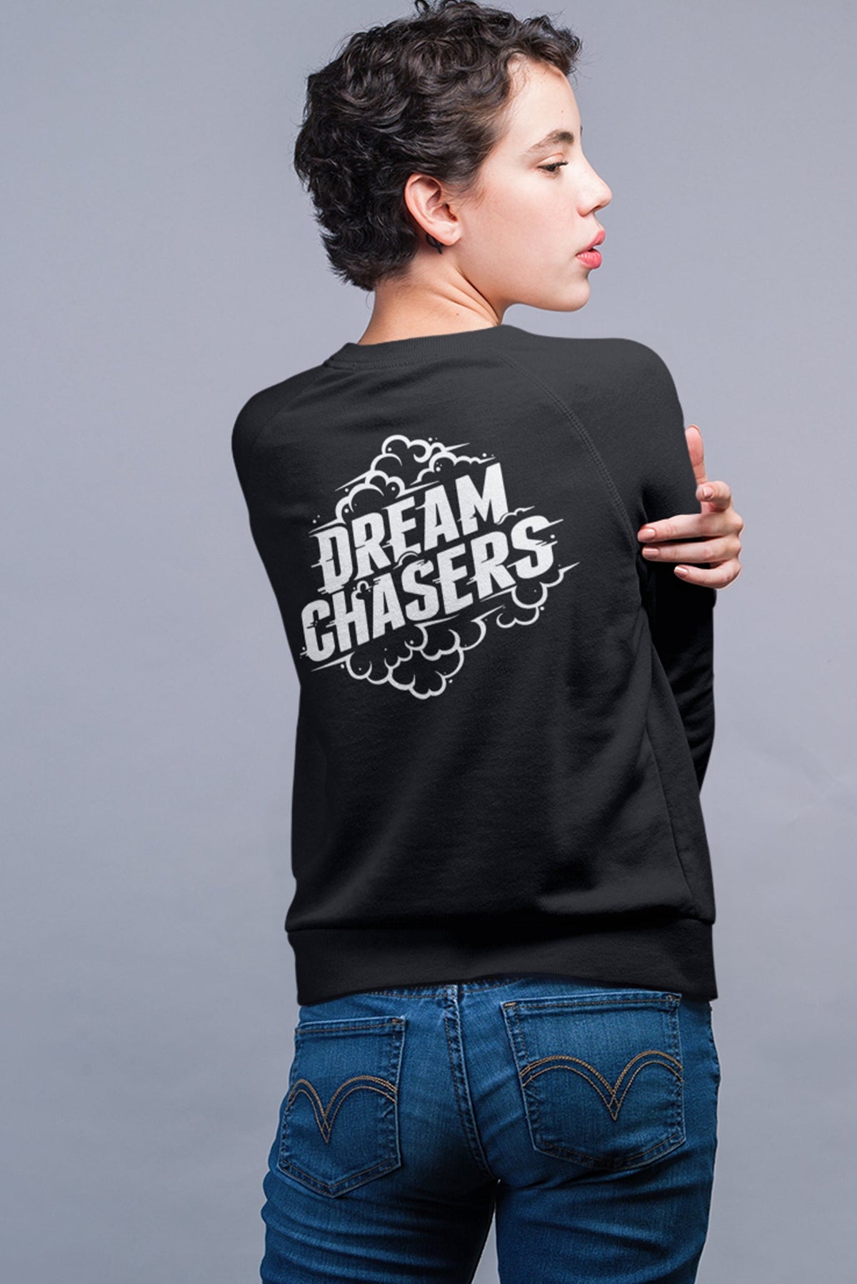 Dream Chaser Relaxed Fit Sweatshirt For Women