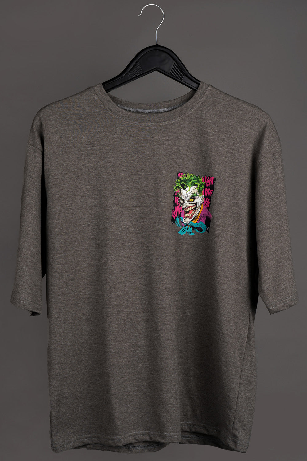 Joker print over-sized t-shirt