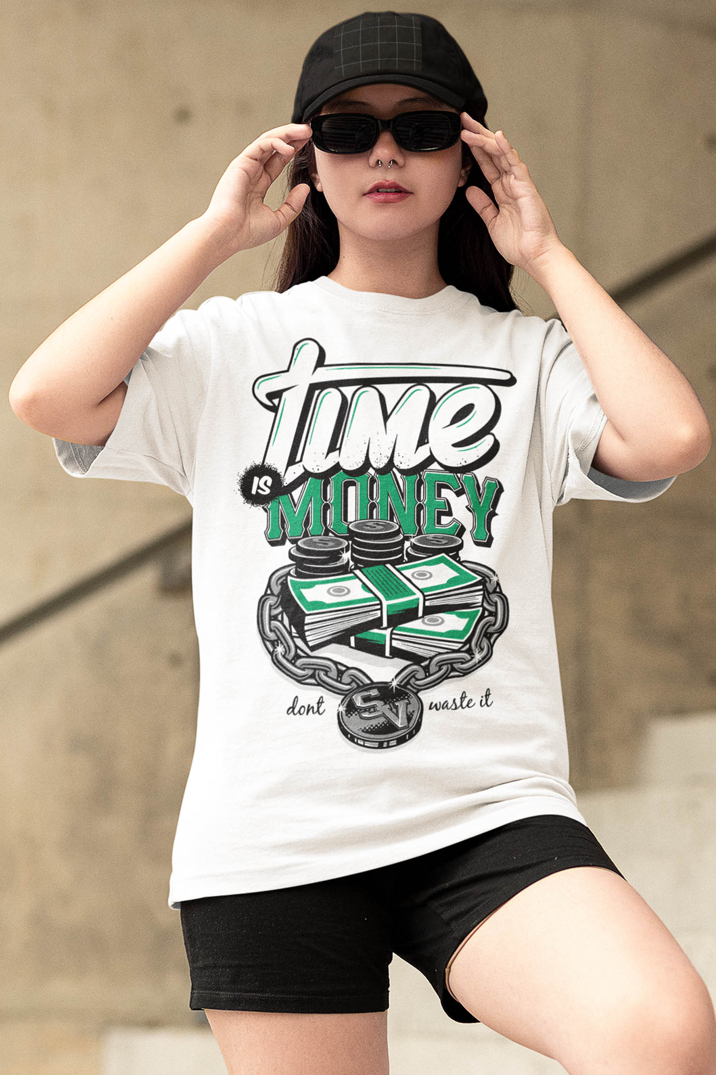 Time is Money Oversized T-shirt