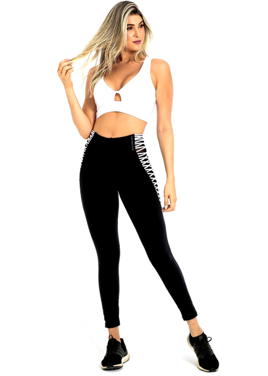 Sexy Waist Mesh Leggings