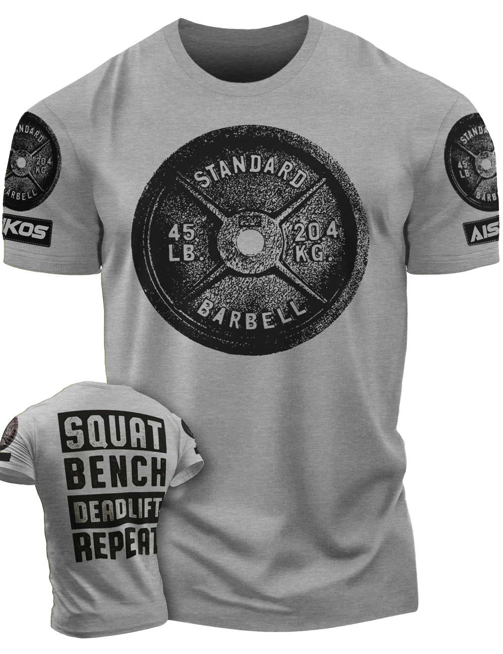 "SQUAT, BENCH, DEADLIFT" Funny Motivational Workout Gym T-Shirt for Men