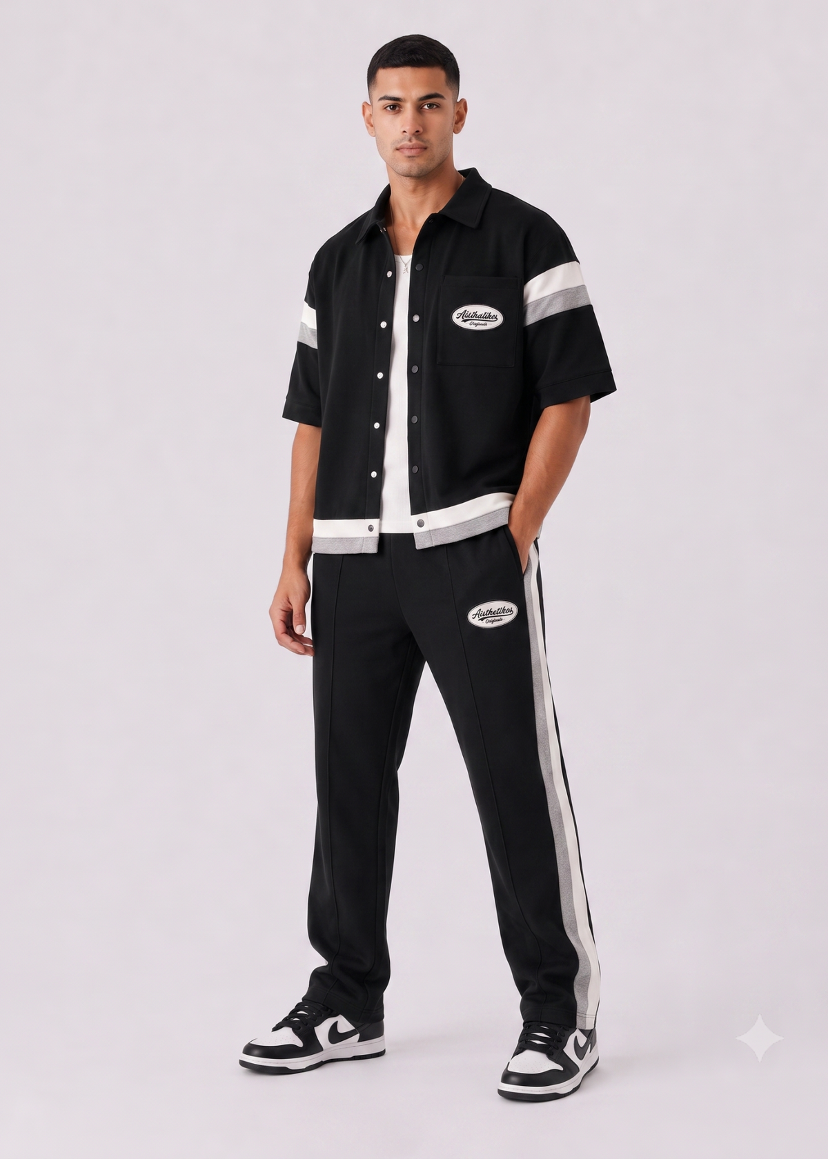 Monarch Co-ord Set | Premium Oversized Cotton Terry Streetwear Co-ord | Aisthetikos