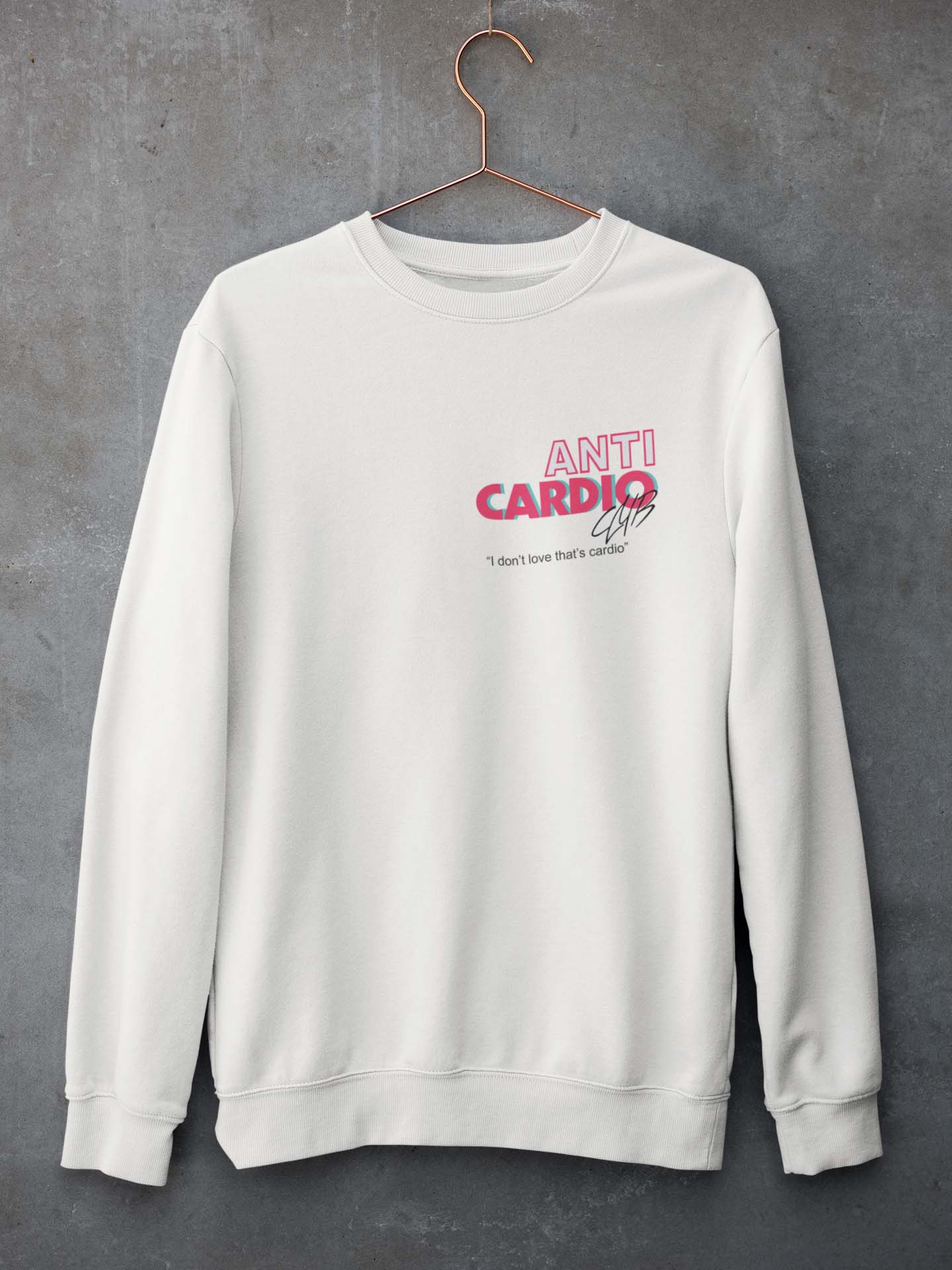 Anti Cardio Club Relaxed Fit Sweatshirt For Women