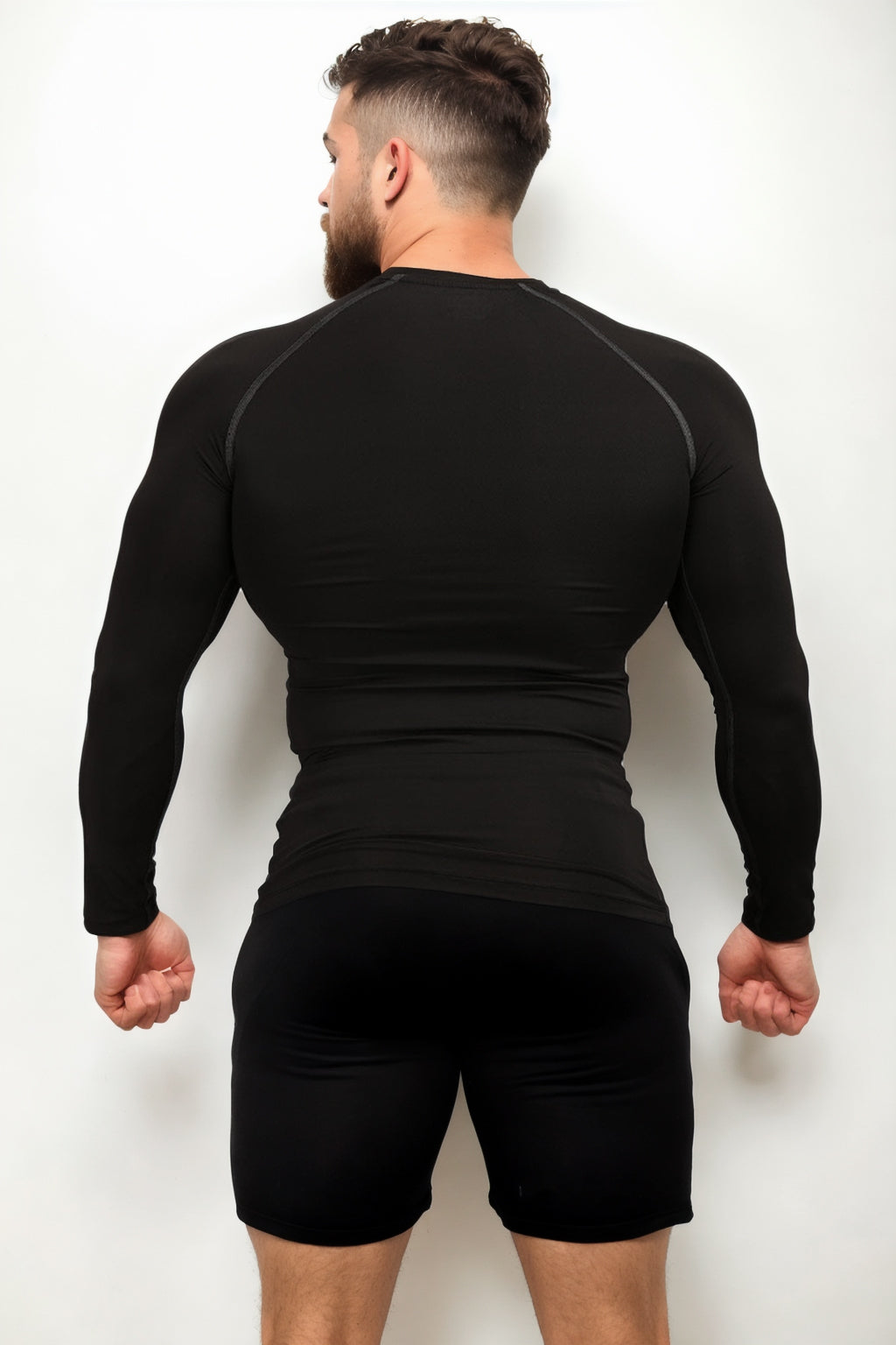 Black Compression T-shirt Full Sleeves