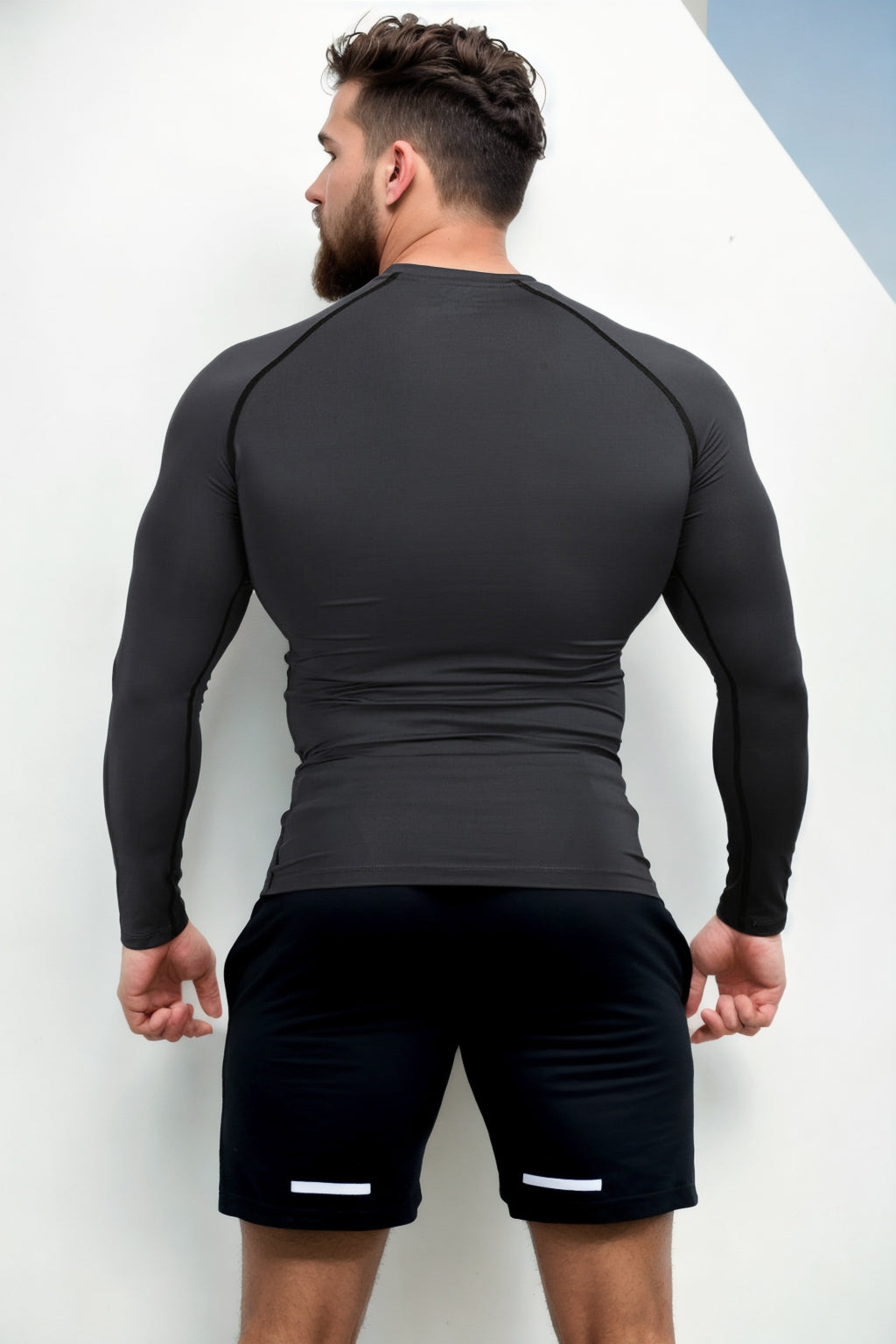 Black Compression T-shirt Full Sleeves