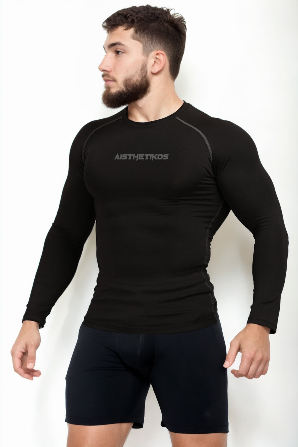 Black Compression T-shirt Full Sleeves