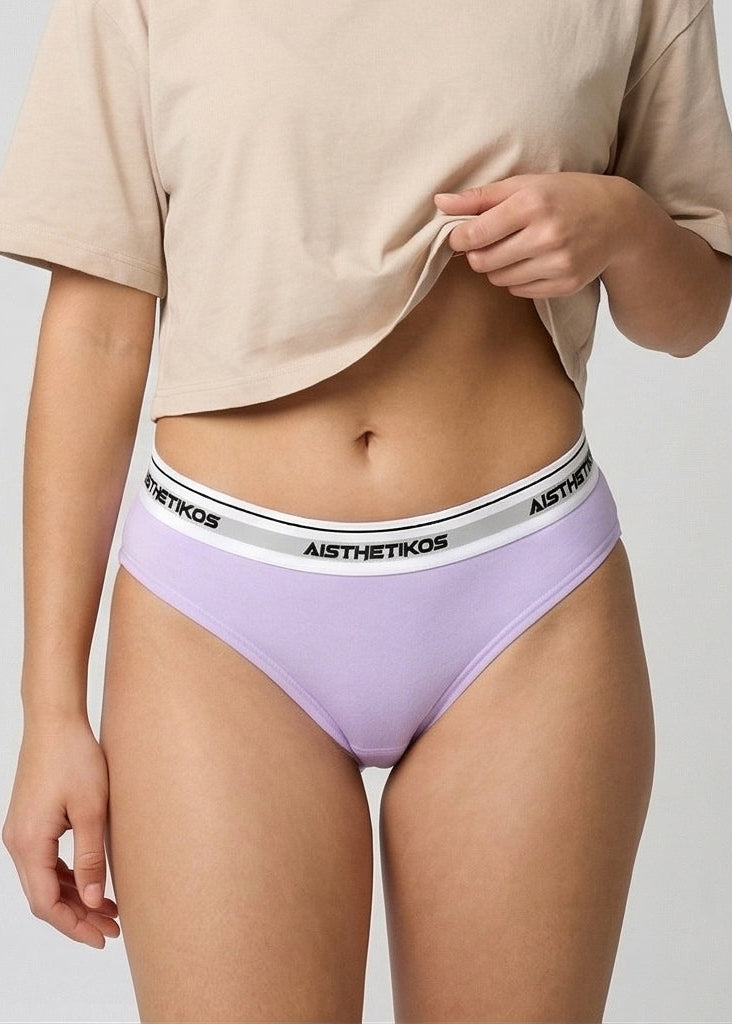 Bamboo Bikini Panty for Women | Soft, Breathable & Odor-Resistant Underwear – Aisthetikos (Lavender)
