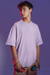 Aisthetikos Mens Oversized Tshirt (Purple)
