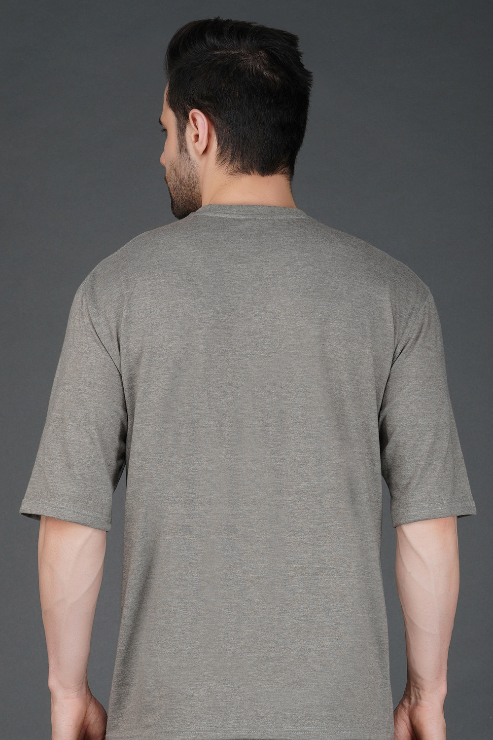 Aisthetikos Mens Oversized Tshirt (Grey)