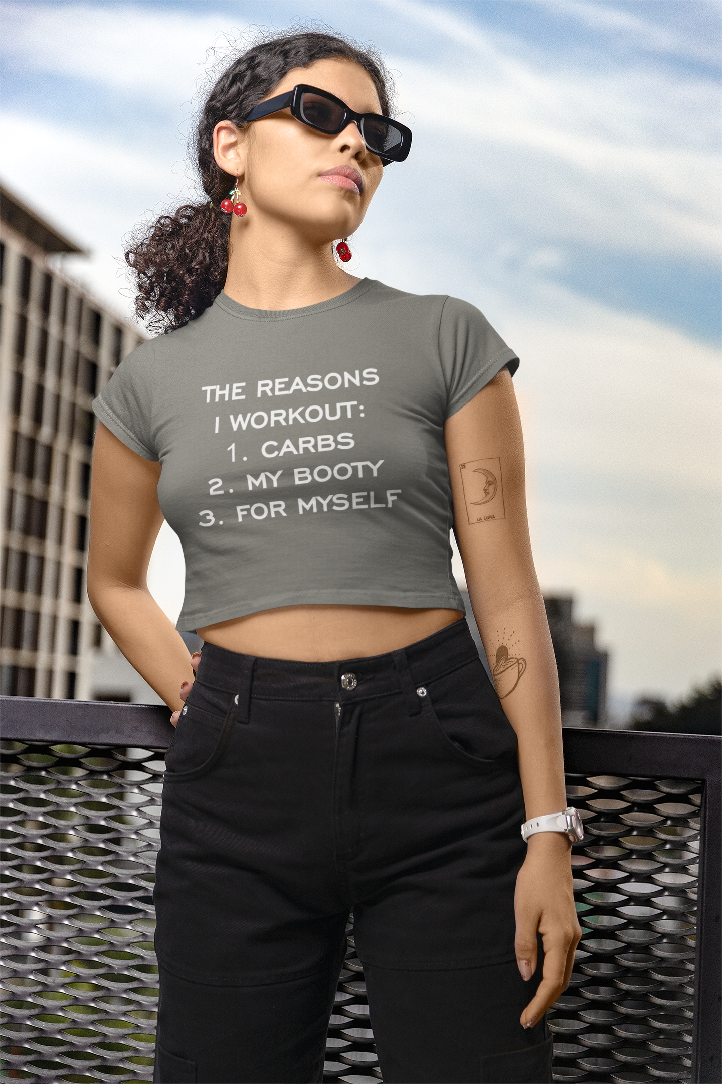 THE REASONS TO WORKOUT Crop Top