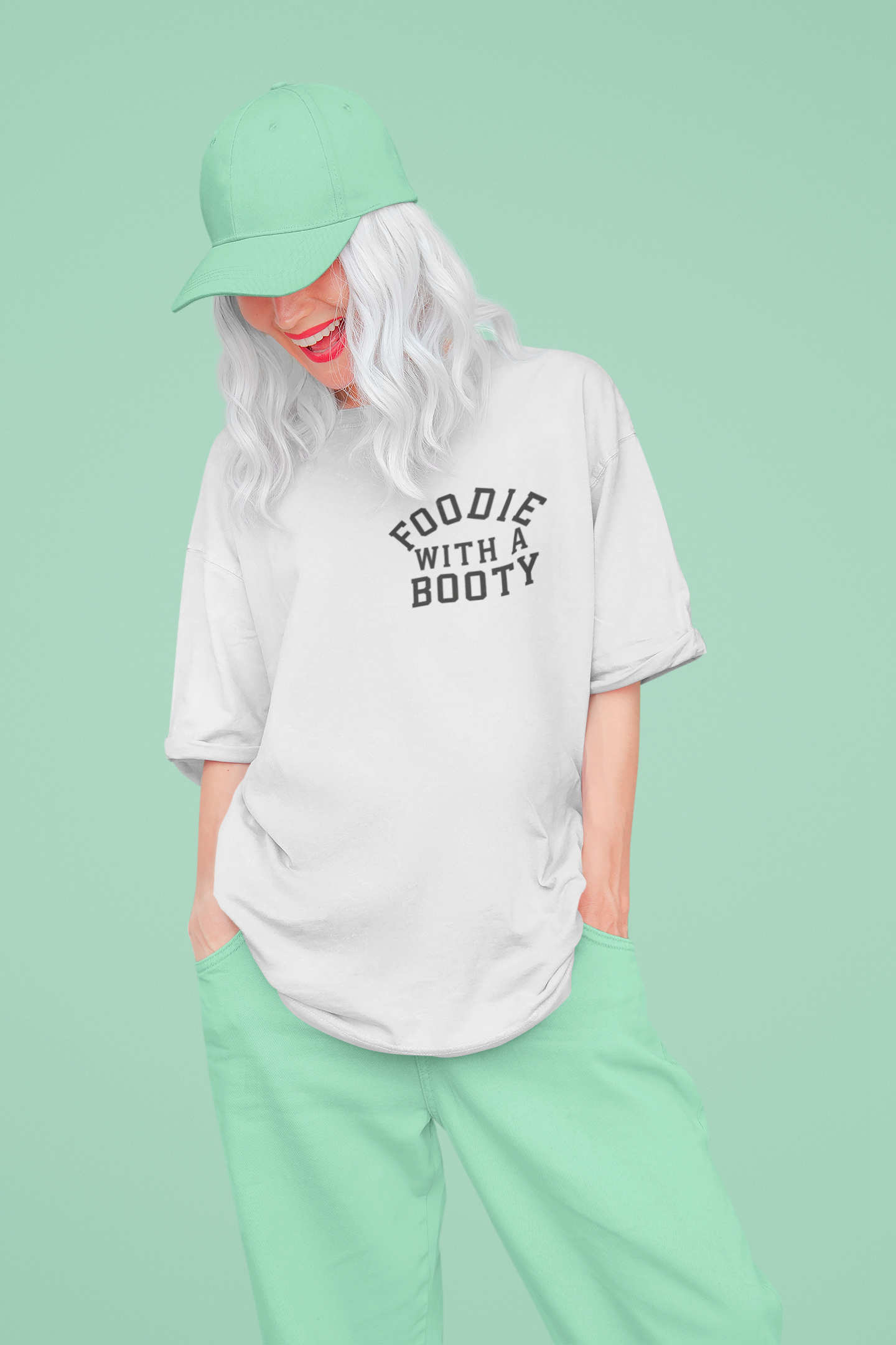 FOODIES WITH A BOOTY Oversized T-shirt